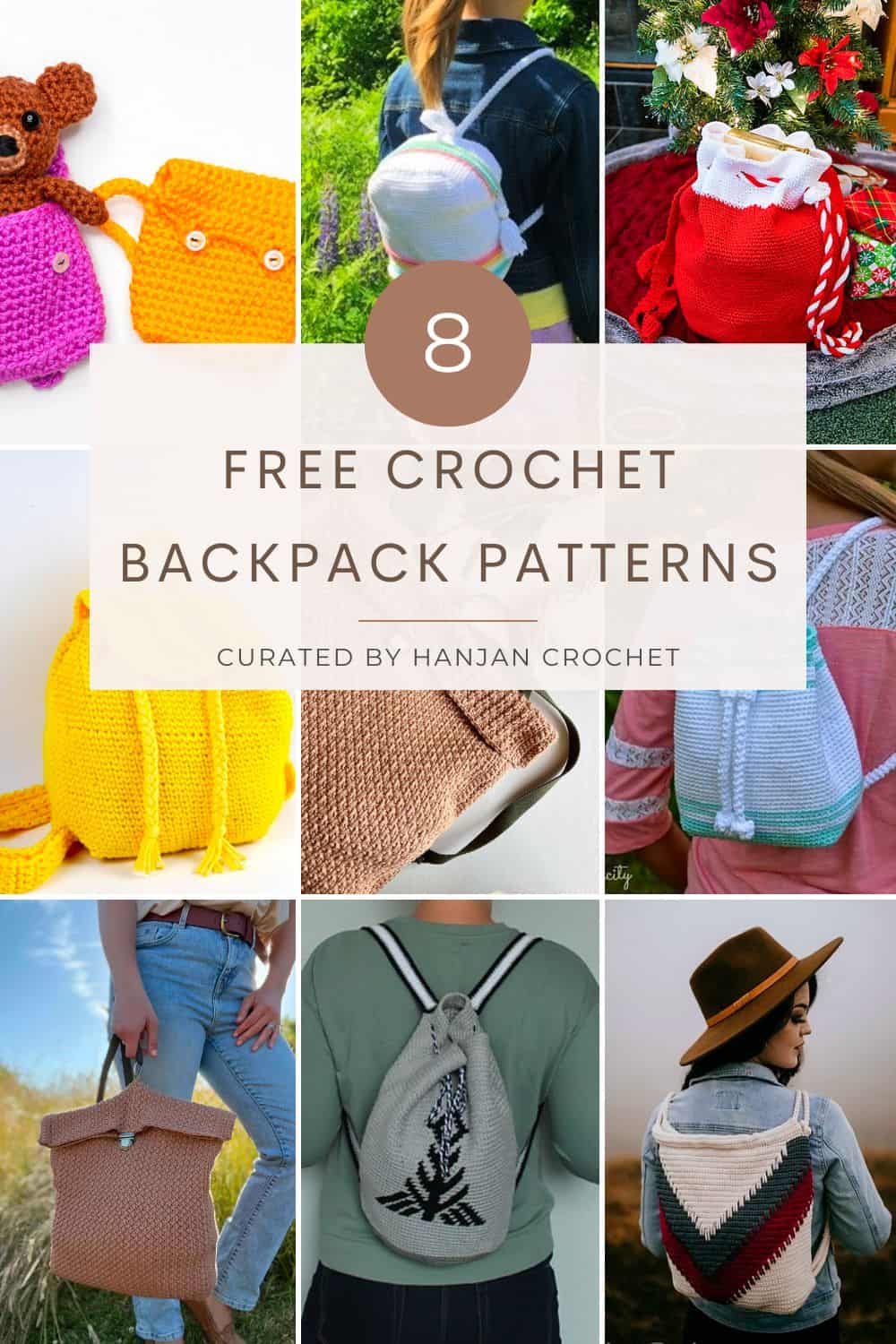 8 Free Crochet Backpack Patterns